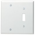 Ezgeneration White Single Gang Toggle & Blank Wallplate EZ81822